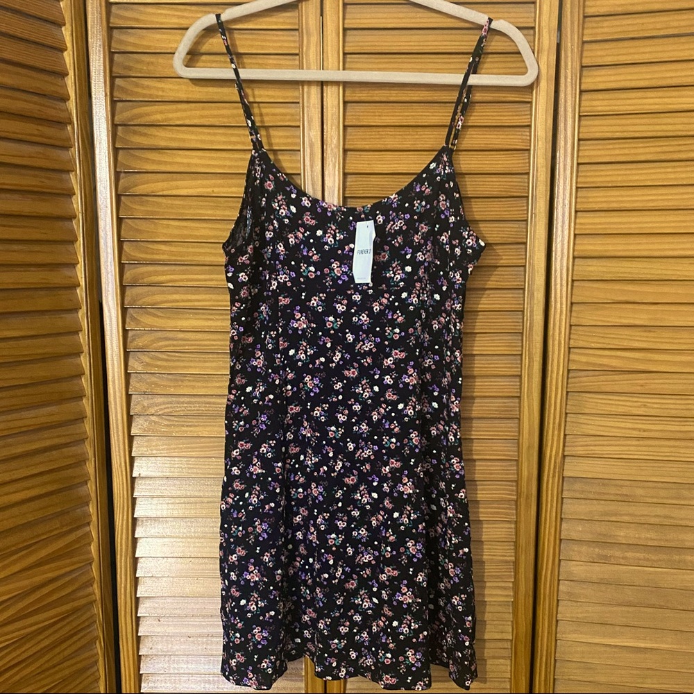 Forever 21 Floral Shift Sundress - Size L
